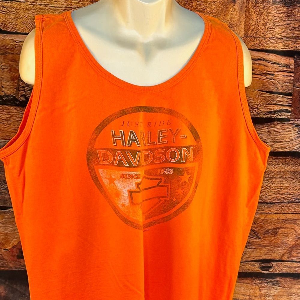Harley-Davidson Bold Orange Tank Top